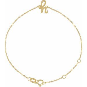Script Initial Bracelet