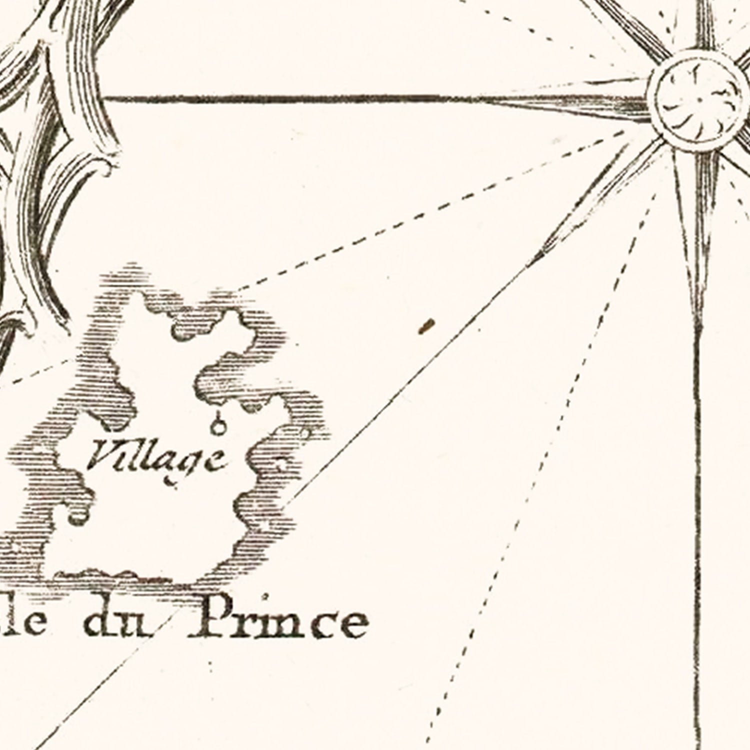 Vintage Gulf of Guinea Map 1754