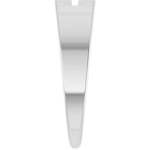 Rectangle Cross Signet Ring