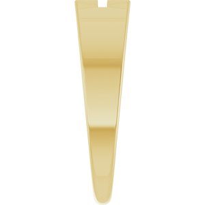 Rectangle Cross Signet Ring
