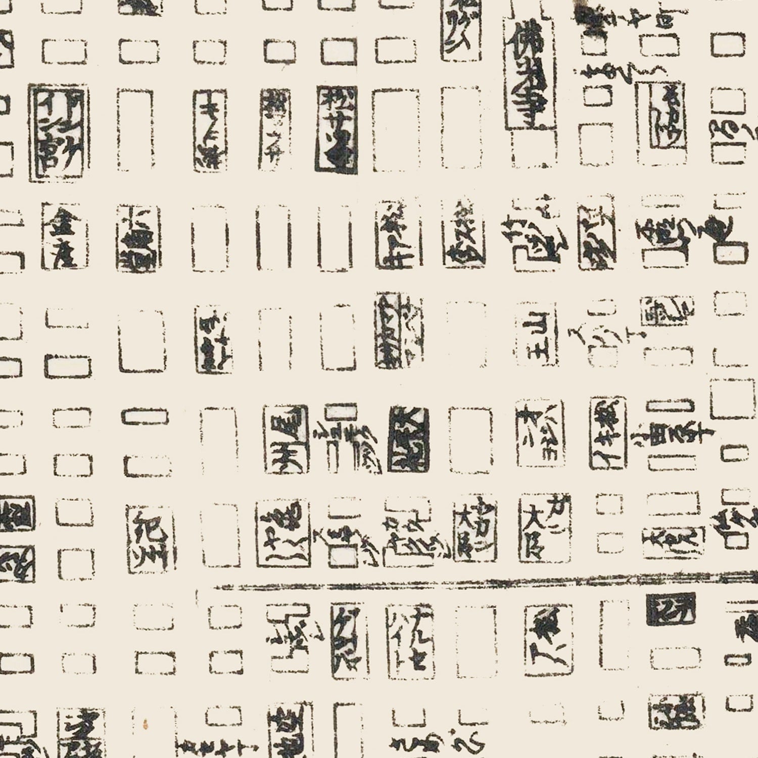 Vintage Map of Kyoto, Japan 1812