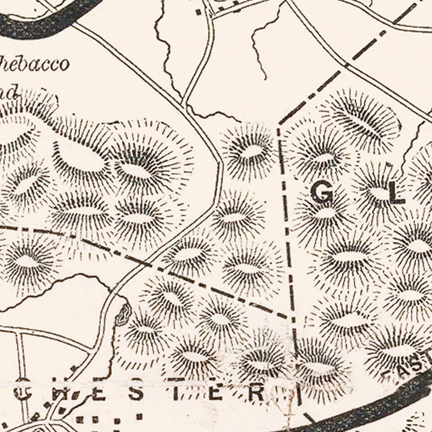 Vintage Cape Ann Map 1889