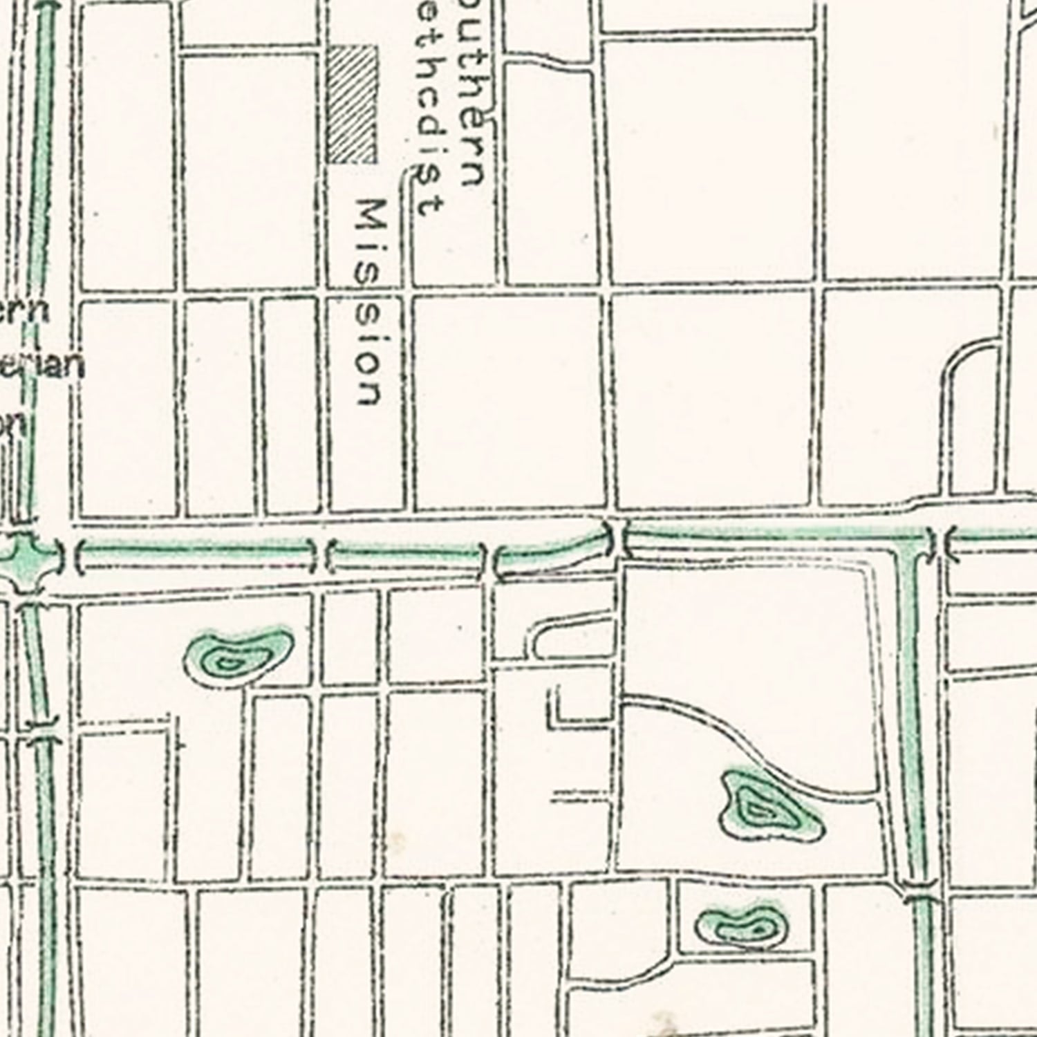 Vintage Map of Suzhou, China 1921