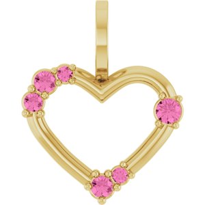 Accented Heart Pendant