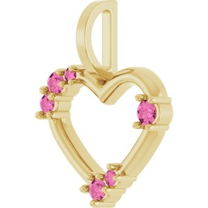 Accented Heart Pendant