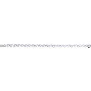 14K White Gold 9 1/2 CTW Lab-Grown Diamond Line 7" Bracelet