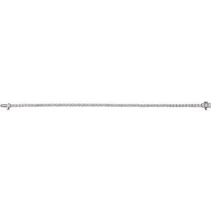 Sterling Silver 4 CTW Lab-Grown Diamond Line 7" Bracelet – image 2