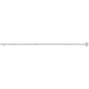 14K White Gold 7 CTW Lab-Grown Diamond Line 7" Bracelet – image 3