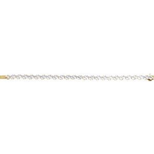 14K Yellow Gold 9 1/2 CTW Lab-Grown Diamond Line 7" Bracelet – image 3