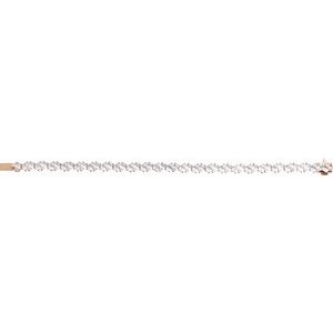14K White Gold 9 1/2 CTW Lab-Grown Diamond Line 7" Bracelet – image 4