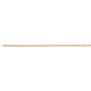 14K Yellow Gold 9 CTW Lab-Grown Diamond Line 7" Bracelet – image 4