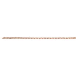 14K Rose Gold 8 CTW Lab-Grown Diamond Line 7" Bracelet – image 4