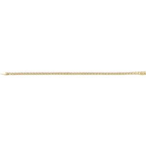 14K Yellow Gold Vermeil 7 CTW Lab-Grown Diamond Line 7" Bracelet – image 4