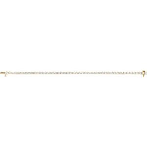 14K Yellow Gold 7 CTW Lab-Grown Diamond Line 7" Bracelet – image 3