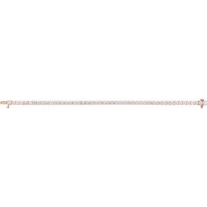 14K Rose Gold 7 CTW Lab-Grown Diamond Line 7" Bracelet – image 3