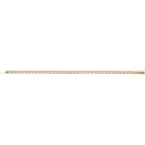 14K Yellow Gold 10 CTW Lab-Grown Diamond Line 7" Bracelet – image 4