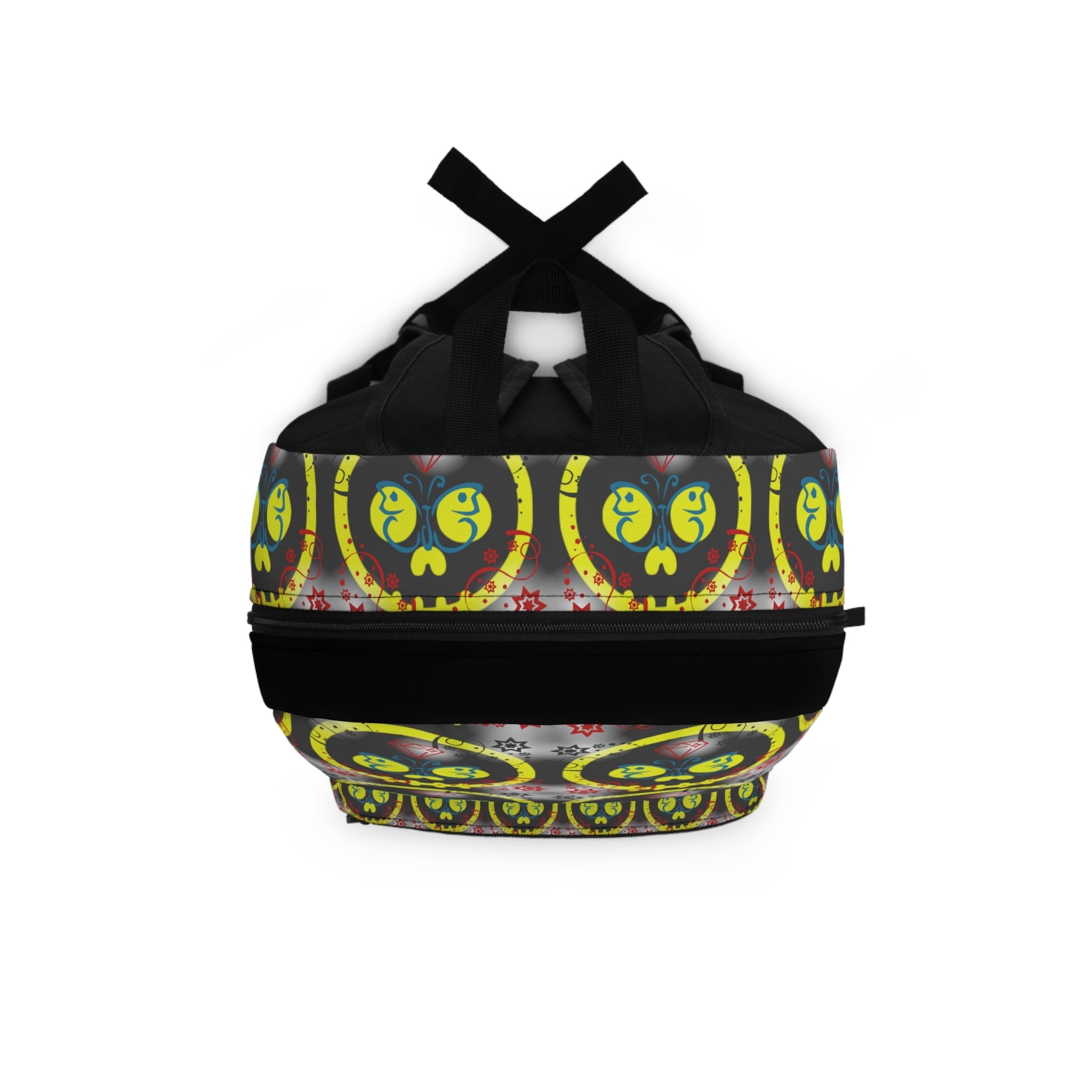 Graffiti Style Yellow Skulls Backpack