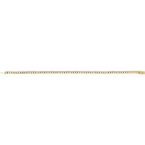 14K Yellow Gold Vermeil 4 CTW Lab-Grown Diamond Line 7" Bracelet – image 4