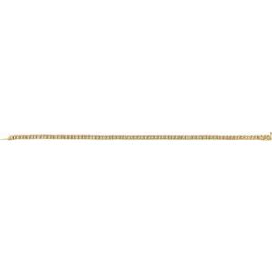 14K Yellow Gold 3 CTW Lab-Grown Diamond Line 7" Bracelet – image 4
