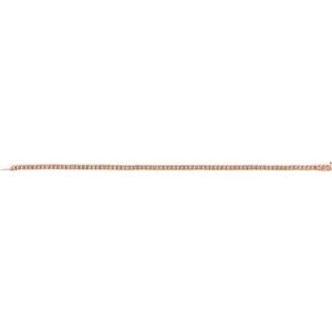 14K Rose Gold 3 CTW Lab-Grown Diamond Line 7" Bracelet – image 4