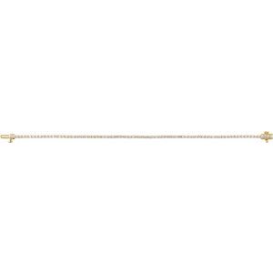 14K Yellow Gold Vermeil 2 CTW Lab-Grown Diamond Line 7" Bracelet – image 2