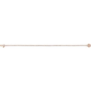 14K Rose Gold 2 CTW Lab-Grown Diamond Line 7" Bracelet – image 3