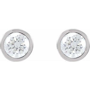 14K White Gold 1 1/2 CTW Lab-Grown Diamond Cocktail-Style Earrings – image 2
