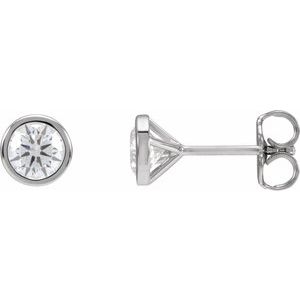 Platinum 3/4 CTW Natural Diamond Cocktail-Style Earrings