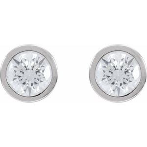 Platinum 3 1/8 CTW Lab-Grown Diamond Cocktail-Style Bezel Earrings – image 2