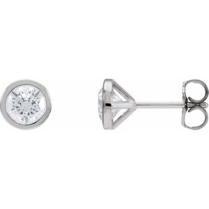 Platinum 1 1/4 CTW Natural Diamond Cocktail-Style Earrings