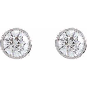 14K White Gold 1 3/4 CTW Natural Diamond Cocktail-Style Earrings – image 2