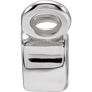 Platinum .02 CT Lab-Grown Diamond Bezel-Set Necklace Center