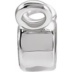 Platinum .03 CT Lab-Grown Diamond Bezel-Set Necklace Center