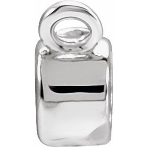 Platinum .06 CT Lab-Grown Diamond Bezel-Set Necklace Center
