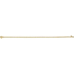 14K Yellow Gold 7/8 CTW Natural Diamond Line 7 1/4" Bracelet – image 2