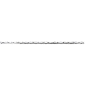 14K White Gold 4 CTW Natural Diamond Line 7 1/4" Bracelet – image 2