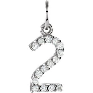 Numeral Charm/Pendant