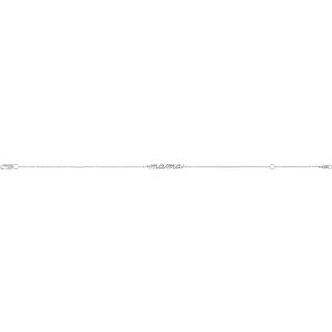 14K White Mama 6 1/2-7 1/2" Bracelet