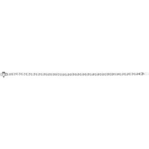 14K White Gold 5 1/2 CTW Lab-Grown Diamond Line 7" Bracelet