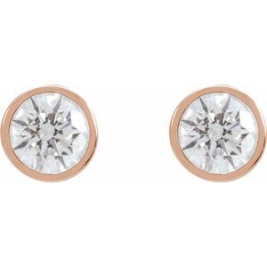 14K Rose Gold 1 3/4 CTW Natural Diamond Cocktail-Style Earrings – image 2