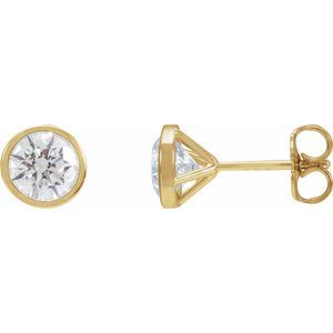 14K Yellow Gold 1 3/4 CTW Lab-Grown Diamond Cocktail-Style Earrings
