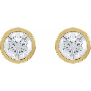 14K Yellow Gold 1 1/4 CTW Natural Diamond Cocktail-Style Earrings