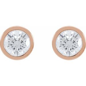 14K Rose Gold 1 1/5 CTW Lab-Grown Diamond Cocktail-Style Earrings – image 2