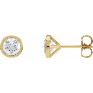 14K Yellow Gold 1 1/4 CTW Natural Diamond Cocktail-Style Earrings