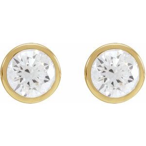 14K Yellow Gold 1 CTW Natural Diamond Cocktail-Style Earrings – image 2