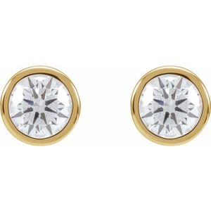 14K Yellow Gold 3/4 CTW Natural Diamond Cocktail-Style Earrings – image 2
