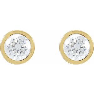 14K Yellow Gold 1 1/2 CTW Natural Diamond Cocktail-Style Earrings – image 2