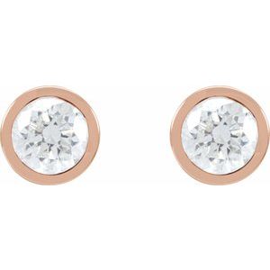 14K Rose Gold 1 1/2 CTW Natural Diamond Cocktail-Style Earrings – image 2