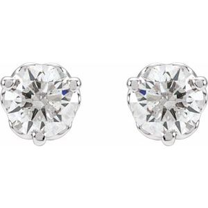 14K White Gold 1/3 CTW Natural Diamond Infinity-Inspired Earrings – image 2