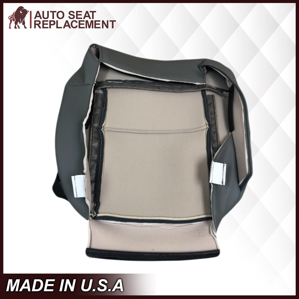 2004-2008 Ford F150 Perforated Seat Cover in Gray: Choose Leather or Vinyl